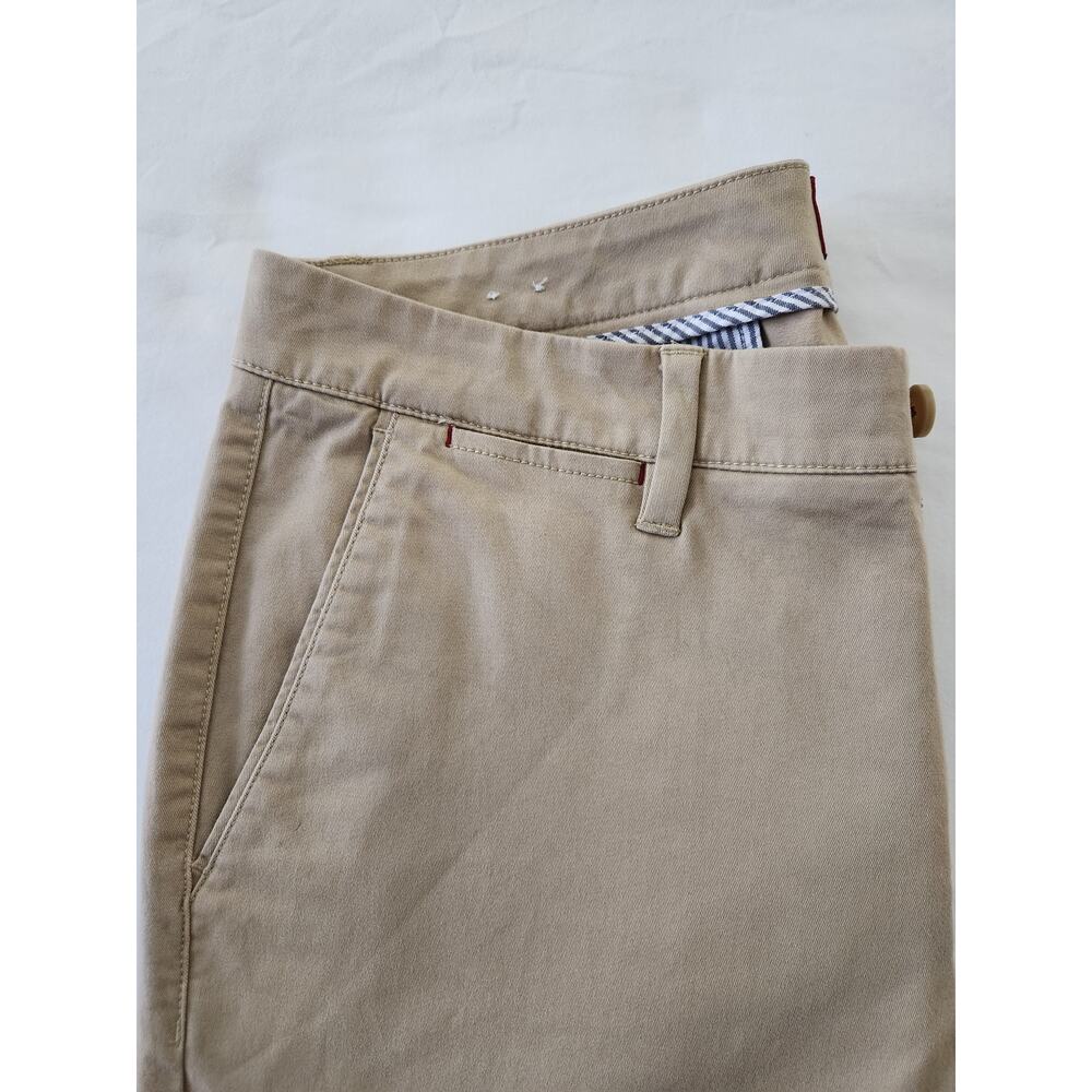 UNTUCKit Men's Relaxed Fit Pants 34x32 Tan Chino Khakis Stretch Business Casual - Picture 8 of 9